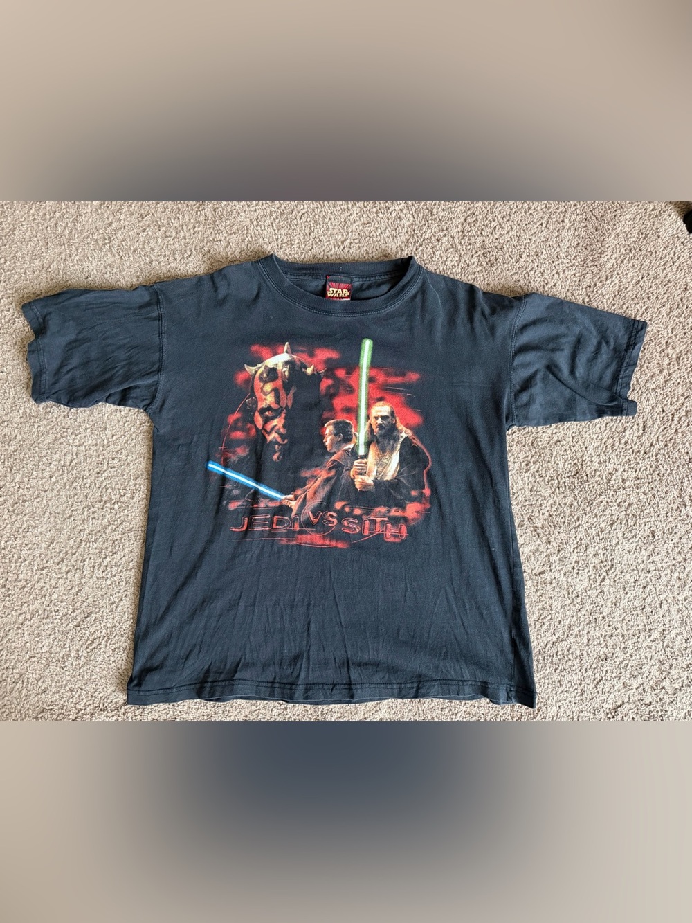 Vintage Star Wars Black Tee  dimes 25/22